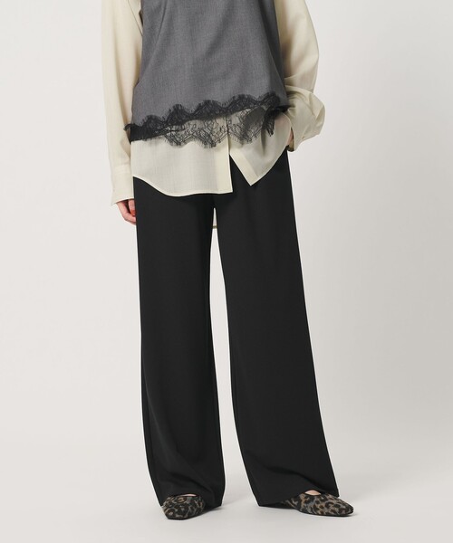 BEAUTY&YOUTH UNITED ARROWS（ビューティーアンドユースユナイテッドアローズ）の「【WEB限定】ジャージー ドローコードイージーパンツ ウォッシャブル（その他パンツ・レディース・ライトグレー/ブラック/ダークブラウン・M/S）」の5枚目の写真