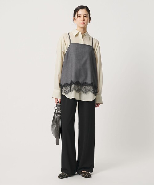 BEAUTY&YOUTH UNITED ARROWS（ビューティーアンドユースユナイテッドアローズ）の「【WEB限定】ジャージー ドローコードイージーパンツ ウォッシャブル（その他パンツ・レディース・ライトグレー/ブラック/ダークブラウン・M/S）」の6枚目の写真
