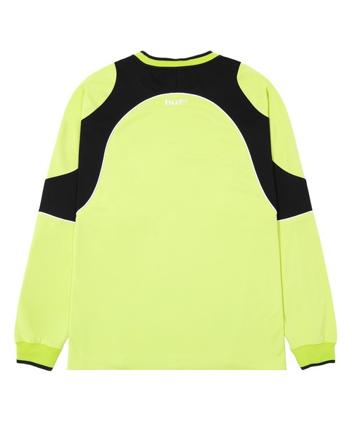 HUF（ハフ）の「HARD LUXE JERSEY LS CREW（ジャージ・メンズ・ブラウン/ライム・XL/L/M/S）」の8枚目の写真