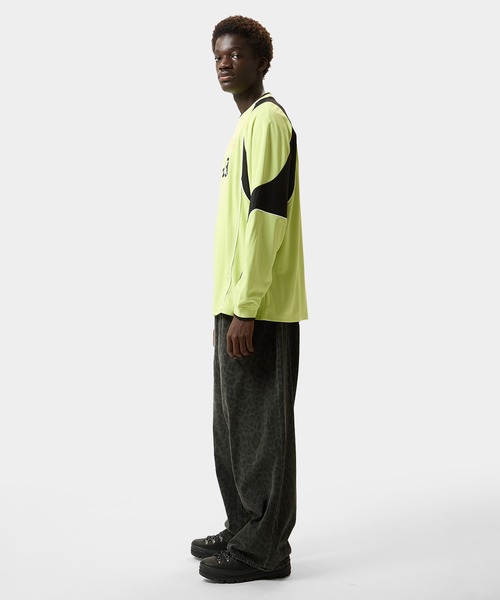 HUF（ハフ）の「HARD LUXE JERSEY LS CREW（ジャージ・メンズ・ブラウン/ライム・XL/L/M/S）」の16枚目の写真