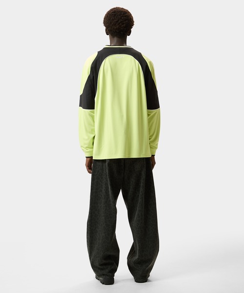 HUF（ハフ）の「HARD LUXE JERSEY LS CREW（ジャージ・メンズ・ブラウン/ライム・XL/L/M/S）」の17枚目の写真