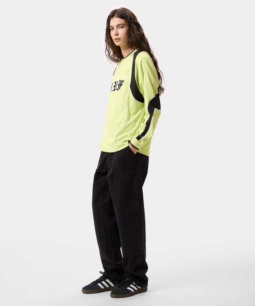 HUF（ハフ）の「HARD LUXE JERSEY LS CREW（ジャージ・メンズ・ブラウン/ライム・XL/L/M/S）」の19枚目の写真