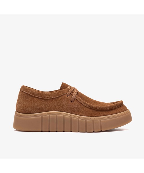 Clarks(クラークス)の「Mykah Beat/マイカビート(ダークタンスエード)(モカシン/デッキシューズ・レディース・タン・UK3/UK3.5/UK4/UK4.5/UK5/UK5.5/UK6)」の1枚目の写真