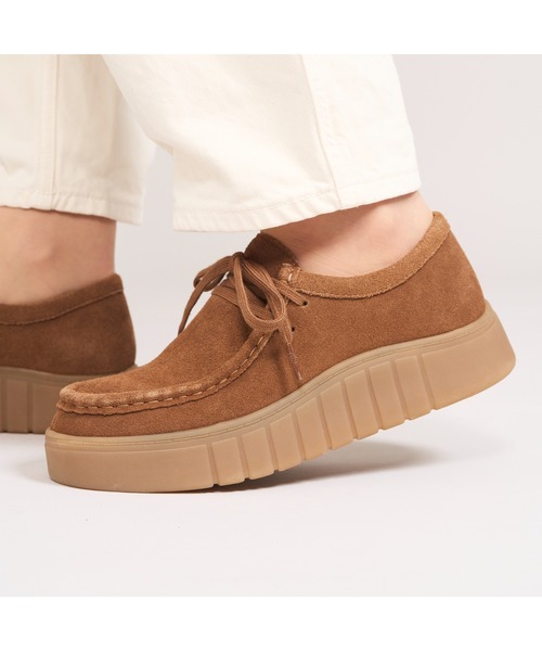 Clarks(クラークス)の「Mykah Beat/マイカビート(ダークタンスエード)(モカシン/デッキシューズ・レディース・タン・UK3/UK3.5/UK4/UK4.5/UK5/UK5.5/UK6)」の16枚目の写真