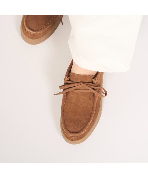 Clarks(クラークス)の「Mykah Beat/マイカビート(ダークタンスエード)(モカシン/デッキシューズ・レディース・タン・UK3/UK3.5/UK4/UK4.5/UK5/UK5.5/UK6)」の15枚目の写真