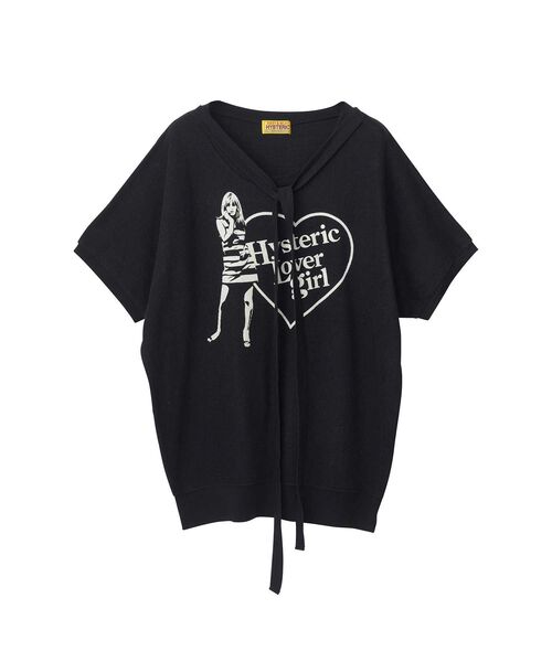 HYSTERIC GLAMOUR(ヒステリックグラマー)の「HG LOVER GIRL プルオーバー(スウェット・レディース・ベージュ/カーキ/ブラック・FREE)」の2枚目の写真