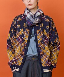 ASAUCE MELER/アソースメレ】110x210 LINEN STOLE（ストール/ショール