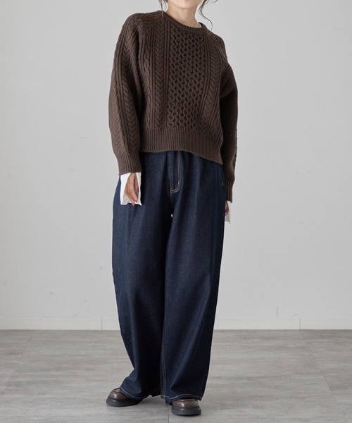 model: 163cm. 着用サイズ：FREE