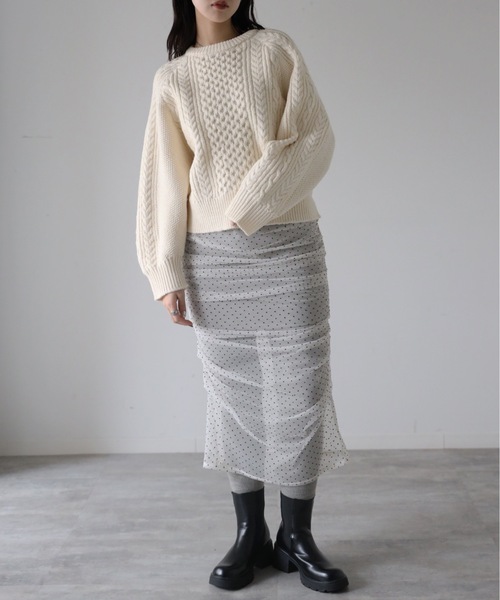 model: 164cm. 着用サイズ：FREE