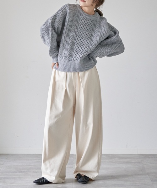 model: 163cm. 着用サイズ：FREE