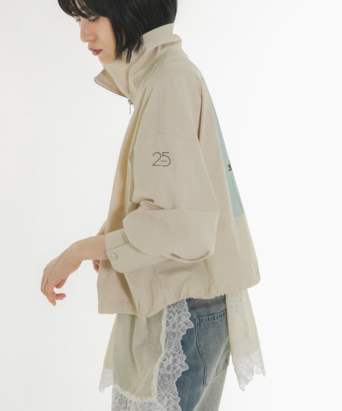 KBF(ケイビーエフ)の「『別注』Lee Izumida×KBF ブルゾン(ブルゾン・レディース・ネイビー/ライトベージュ/オフホワイト・ONE)」の15枚目の写真