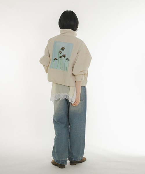 KBF(ケイビーエフ)の「『別注』Lee Izumida×KBF ブルゾン(ブルゾン・レディース・ネイビー/ライトベージュ/オフホワイト・ONE)」の19枚目の写真
