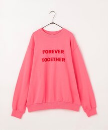 p.premier（ピードットプルミエ）の「親子お揃いでイロチ買いしたいロゴトレーナー(大人）（スウェット）」