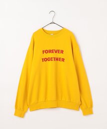 p.premier（ピードットプルミエ）の「親子お揃いでイロチ買いしたいロゴトレーナー(大人）（スウェット）」