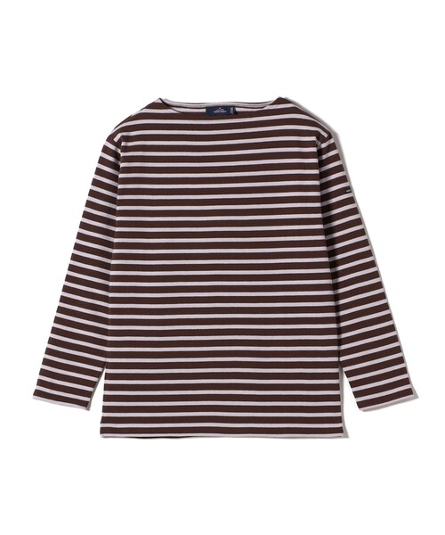SAINT JAMES(セントジェームス)の「SAINT JAMES:〈洗濯機可能〉OUESSANT(Tシャツ/カットソー・レディース・ブラウン・04)」の1枚目の写真