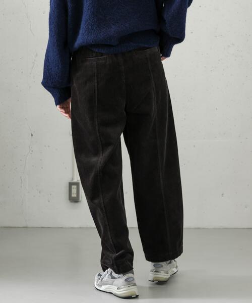 FORK&SPOON(フォークアンドスプーン)の「FORK&SPOON コーデュロイパンツ(その他パンツ・レディース・チャコールグレー/ホワイト系その他/ブラウン・1/2)」の14枚目の写真