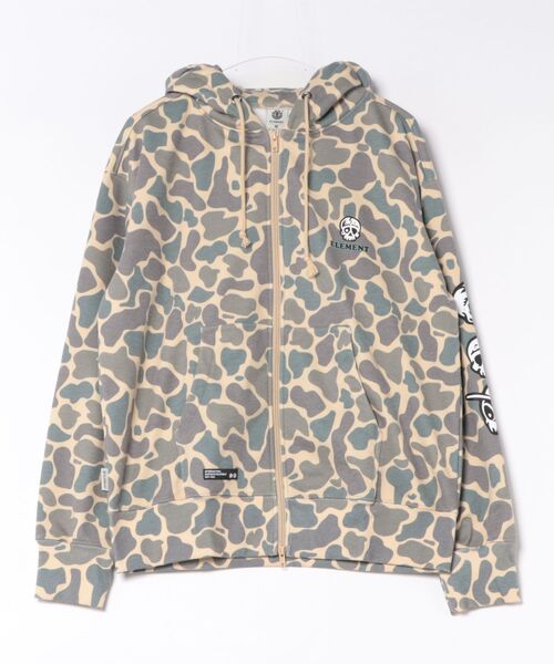 ELEMENT(エレメント)の「ELEMENT メンズ TIMBER 3 ZIP HOOD WR パーカー 【2026年秋冬モデル】(パーカー・メンズ・キャメル/ブラック・LARGE/X-LARGE/MEDIUM)」の2枚目の写真