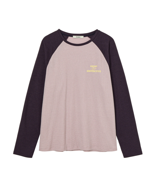 DEINET(ダイニット)の「WAFFLE RAGLAN LONG SLEEVE IN PINK(Tシャツ/カットソー・レディース・その他・FREE)」の1枚目の写真