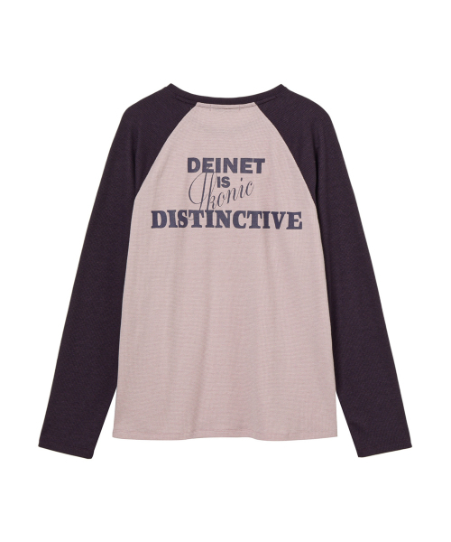 DEINET(ダイニット)の「WAFFLE RAGLAN LONG SLEEVE IN PINK(Tシャツ/カットソー・レディース・その他・FREE)」の2枚目の写真
