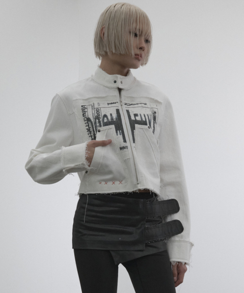 DOGMA EHKS(ドグマ エックス)の「FW RACING JACKET(デニムジャケット・レディース・その他・FREE)」の1枚目の写真