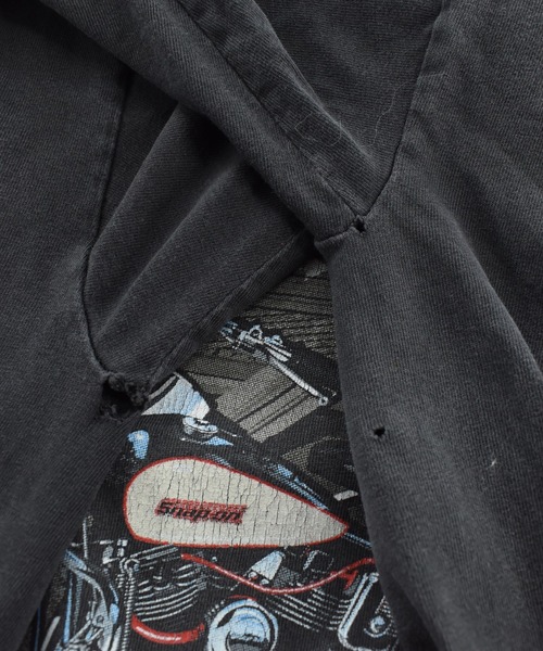 GILDAN(ギルダン)の「【USED】Y2K GILDAN "Snap-on" バイク Tシャツ(Tシャツ/カットソー・メンズ・ブラック・X-LARGE)」の5枚目の写真