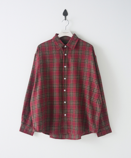 ANALOG MOOD(アナログムード)の「シティプラッドチェックシャツ (レッド)(シャツ/ブラウス・メンズ・その他・MEDIUM/LARGE)」の2枚目の写真