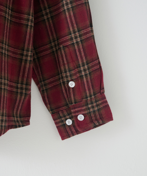 ANALOG MOOD(アナログムード)の「シティプラッドチェックシャツ (レッド)(シャツ/ブラウス・メンズ・その他・MEDIUM/LARGE)」の5枚目の写真