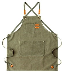 Sew loop（ソーループ）の「アート教室カフェ園芸エプロンバーベキューシェフバリスタバーテンダーエプロン（エプロン）」