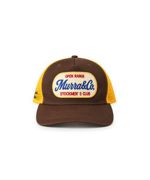 MURRA（ムラ）の「STOCKMEN TRUCKER CAP _ BROWN（キャップ）」