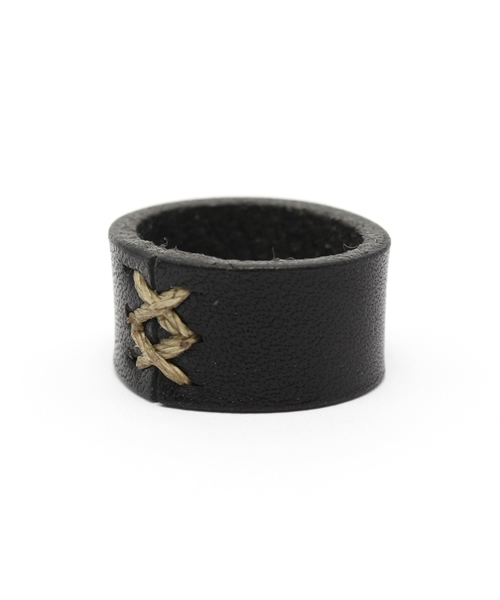 LUGG NAGG（ラグナグ）の「【The Fuols】プレーン カウレザーリング（リング・メンズ・ブラック/ホワイト/ブラウン/レッド/タン/ネイビー/ゴールド/グリーン・L/M）」の10枚目の写真