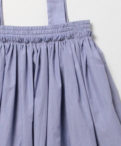 Ray BEAMS(レイビームス)の「Ray BEAMS / サス付 ギャザー ロングスカート(スカート・レディース・ブラック/ブルー系その他・1/0)」の20枚目の写真