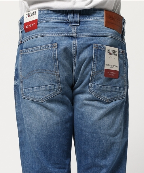 HILFIGER DENIM(ヒルフィガーデニム)の「オリジナルダメージデニムパンツ(デニムパンツ・メンズ・インディゴブルー・30inch/34inch/28inch/32inch)」の10枚目の写真