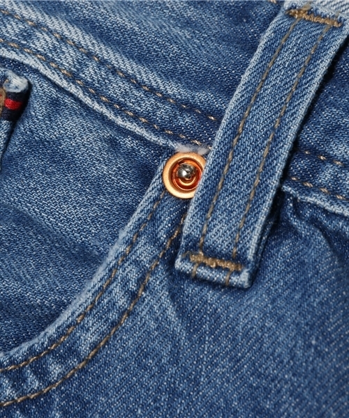HILFIGER DENIM(ヒルフィガーデニム)の「オリジナルダメージデニムパンツ(デニムパンツ・メンズ・インディゴブルー・30inch/34inch/28inch/32inch)」の4枚目の写真