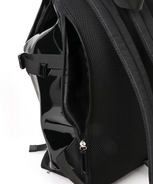 WEGO（ウィゴー）の「WEGO/エナメルリュック（バックパック/リュック・メンズ・ダークグレー/ネイビー/ブラック・FREE）」の9枚目の写真