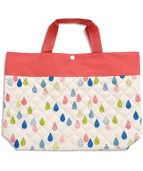 apres les cours（アプレレクール）の「レッスン手提げバッグ（トートバッグ・キッズ・グレー/ピンク・MEDIUM）」の6枚目の写真