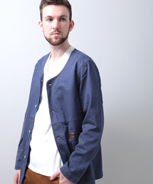 Denime | ヘリンボーンミリタリージャケット(ミリタリージャケット)