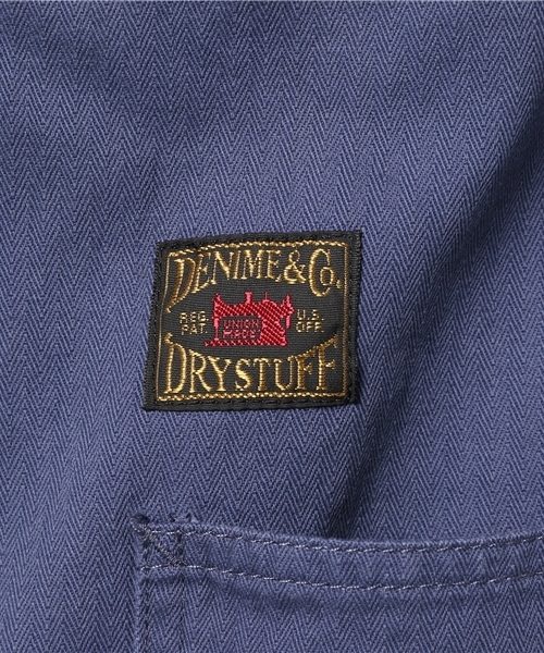 Denime（ドゥニーム）の「ヘリンボーンミリタリージャケット（ミリタリージャケット・メンズ・カーキ/ネイビー・LARGE/MEDIUM/X-LARGE）」の9枚目の写真
