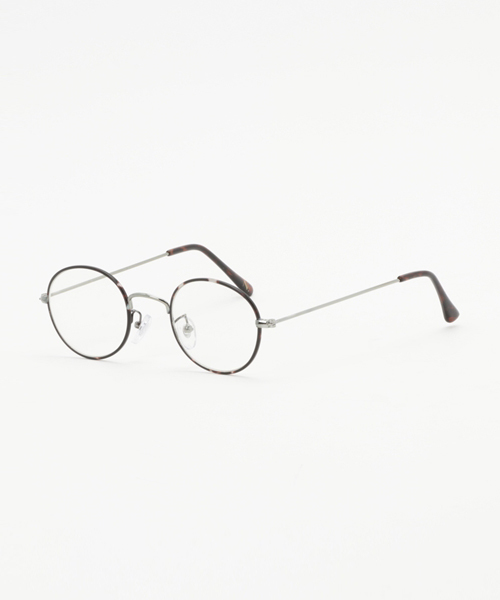 N.（N. Natural Beauty Basic）（エヌエヌナチュラルビューティーベーシック）の「【and GIRL 4月号掲載】スリムフレームダテメガネ（メガネ・レディース・ブラウン系その他/ブラウン・ﾌﾘ-）」の2枚目の写真