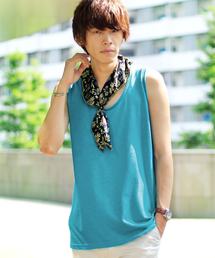 MONO-MART | 杢ツインロールネック ロングタンクトップ(Heather mix)2017SUMMER(タンクトップ)