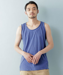 MONO-MART | 杢ツインロールネック ロングタンクトップ(Heather mix)2017SUMMER(タンクトップ)