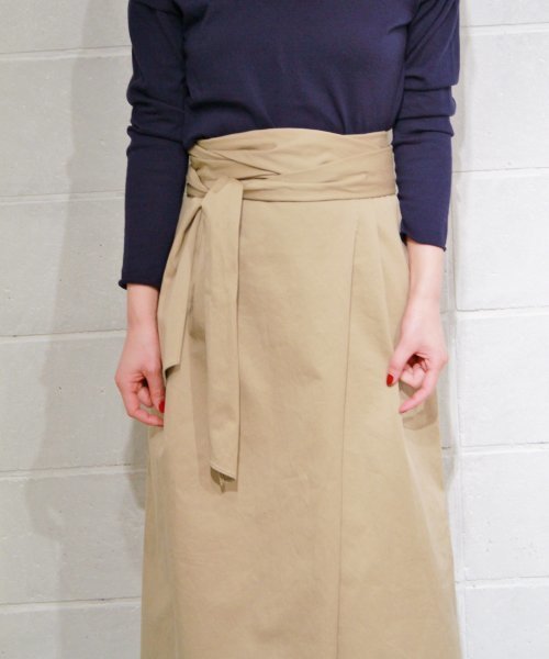 plage（プラージュ）の「《追加》コットンギャバベルテッドロング  