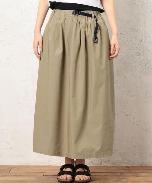 Gramicci（グラミチ）の「[グラミチ]CB GRAMICCI LONG スカート（スカート・レディース・グレー/ベージュ・FREE）」の8枚目の写真