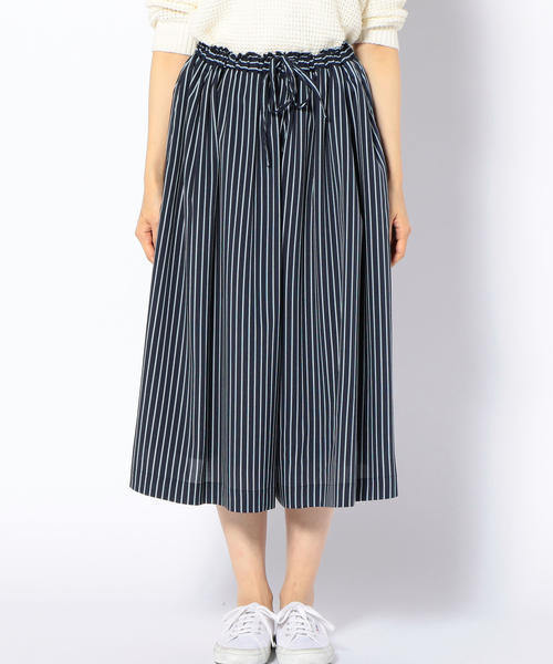 SHIPS Days（シップスデイズ）の「SHIPS Days: スカーチョ(ストライプ)（その他パンツ・レディース・ネイビー/ホワイト・ONE SIZE）」の3枚目の写真