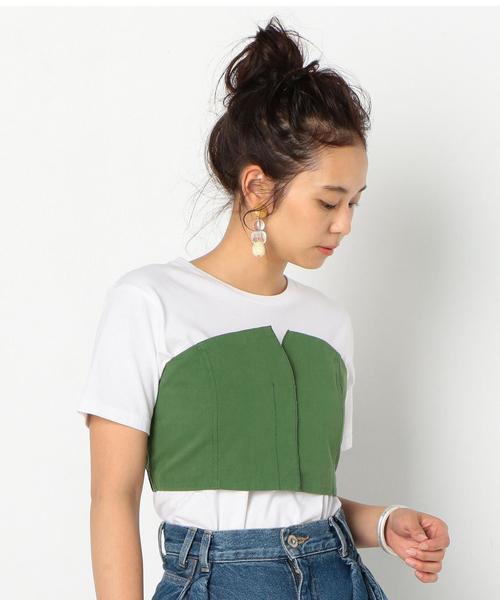 Another Edition（アナザーエディション）の「コットンビスチェ ◆（Tシャツ/カットソー・レディース・ブラック/ベージュ/ケリー・FREE）」の22枚目の写真