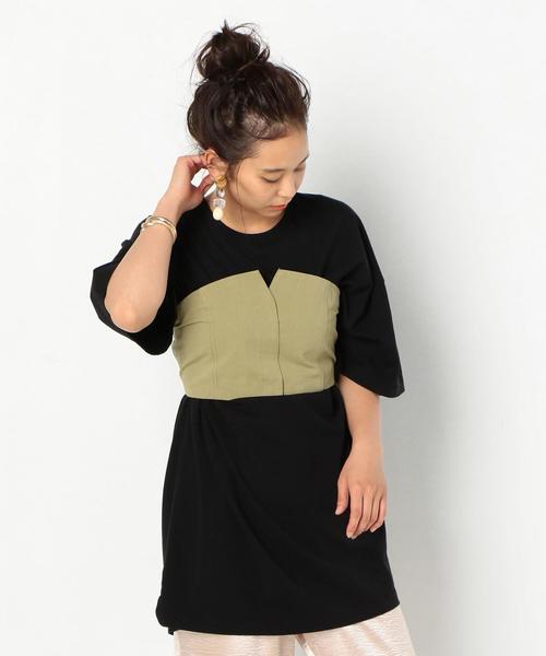 Another Edition（アナザーエディション）の「コットンビスチェ ◆（Tシャツ/カットソー・レディース・ブラック/ベージュ/ケリー・FREE）」の16枚目の写真