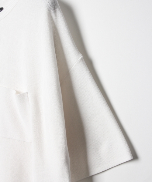 RAGEBLUE（レイジブルー）の「＜洗濯可能＞アクリル/コットンドロップニットクルー/760291（ニット/セーター・メンズ・ホワイト/イエロー/ネイビー/パープル/ブルー系その他・MEDIUM/SMALL/LARGE）」の6枚目の写真