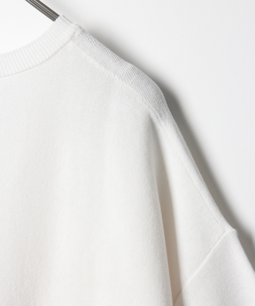 RAGEBLUE（レイジブルー）の「＜洗濯可能＞アクリル/コットンドロップニットクルー/760291（ニット/セーター・メンズ・ホワイト/イエロー/ネイビー/パープル/ブルー系その他・MEDIUM/SMALL/LARGE）」の9枚目の写真