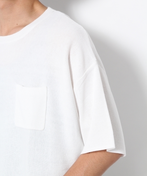 RAGEBLUE（レイジブルー）の「＜洗濯可能＞アクリル/コットンドロップニットクルー/760291（ニット/セーター・メンズ・ホワイト/イエロー/ネイビー/パープル/ブルー系その他・MEDIUM/SMALL/LARGE）」の19枚目の写真