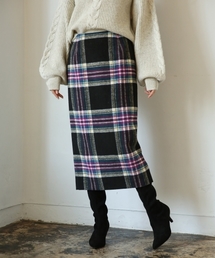 A part by | TRキモウチェックタイトミディスカート 770720 (スカート)