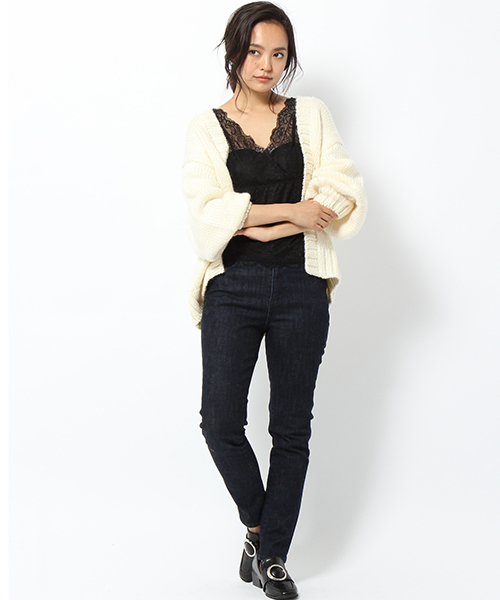 laboratory work（ラボラトリーワーク）の「ハンドライクボリュームカーディガン（カーディガン/ボレロ・レディース・ベージュ/ネイビー/ブラウン系その他・MEDIUM）」の11枚目の写真